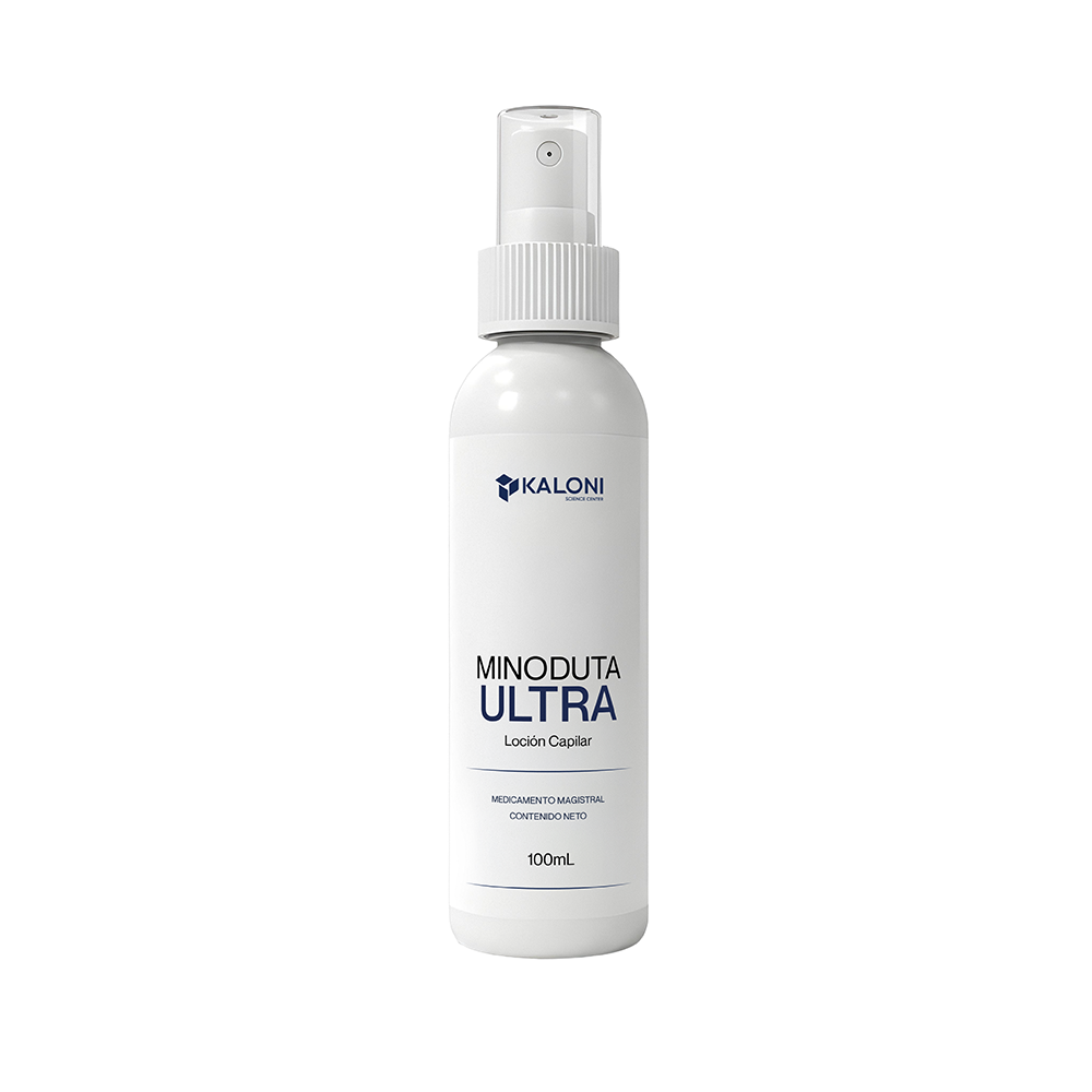 Loción Minoxidil 5% · Fórmula avanzada con Melatonina y Dutasteride