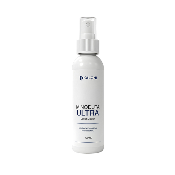 Loción Minoxidil 5% · Fórmula avanzada con Melatonina y Dutasteride